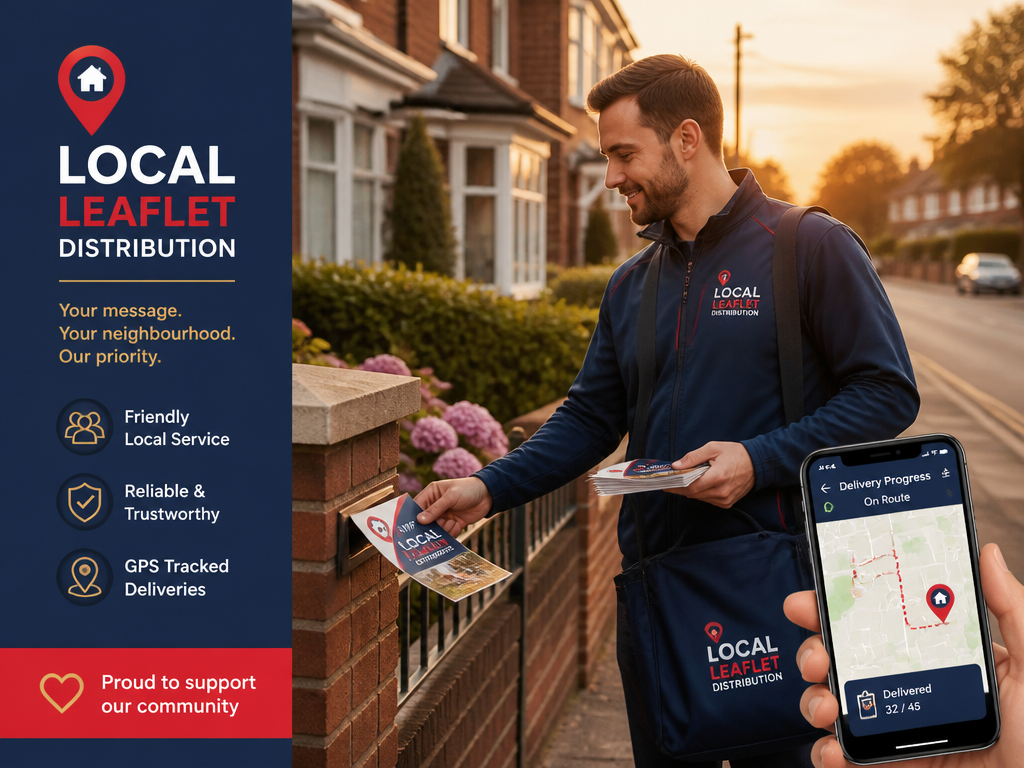 Leaflet Delivery illustration